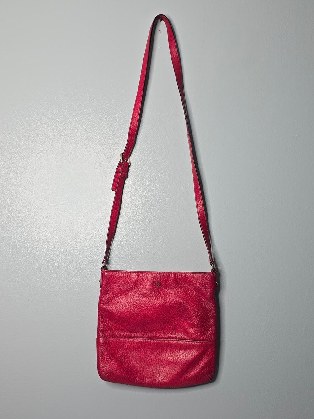 Pre-Loved Kate Spade Pink Pebbled Leather Crossbody Bag